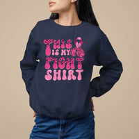 Breast Cancer Sweatshirt This Is My Fight Warrior Boxing Gloves - Wonder Print Shop