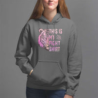 Breast Cancer Hoodie This Is My Fight Pink Tiger Warrior - Wonder Print Shop