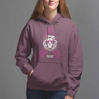 Pink Breast Cancer Hoodie This Is My Fight Pink Lion Warrior - Wonder Print Shop
