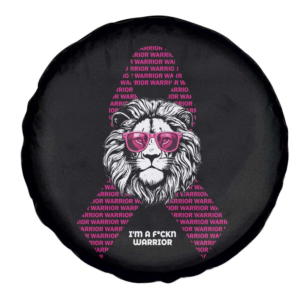 Pink Breast Cancer Spare Tire Cover This Is My Fight Pink Lion Warrior