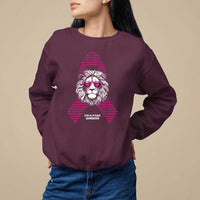 Pink Breast Cancer Sweatshirt This Is My Fight Pink Lion Warrior - Wonder Print Shop