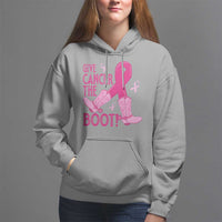 Breast Cancer Hoodie Give Cancer The Boot Cowgirl Western Cowboy - Wonder Print Shop