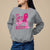Breast Cancer Sweatshirt Give Cancer The Boot Cowgirl Western Cowboy - Wonder Print Shop