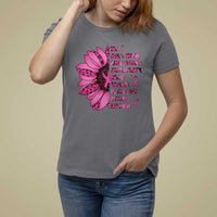Pink Breast Cancer T Shirt For Women We Don't Know How Strong We Are - Wonder Print Shop