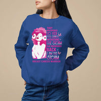 Pink Breast Cancer Sweatshirt She Whispered Back I Am The Storm - Wonder Print Shop