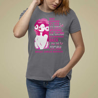 Pink Breast Cancer T Shirt For Women She Whispered Back I Am The Storm - Wonder Print Shop
