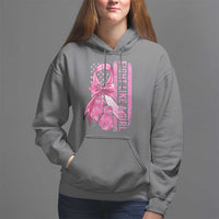 Breast Cancer Hoodie Fight Like A Girl Pink American Flag - Wonder Print Shop