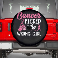 Breast Cancer Spare Tire Cover Cancer Picked The Wrong Girl