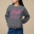 Breast Cancer Sweatshirt Pray Fight Believe - Wonder Print Shop