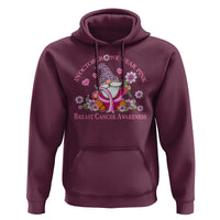 Breast Cancer Awareness Hoodie In October We Wear Pink Gnome - Wonder Print Shop