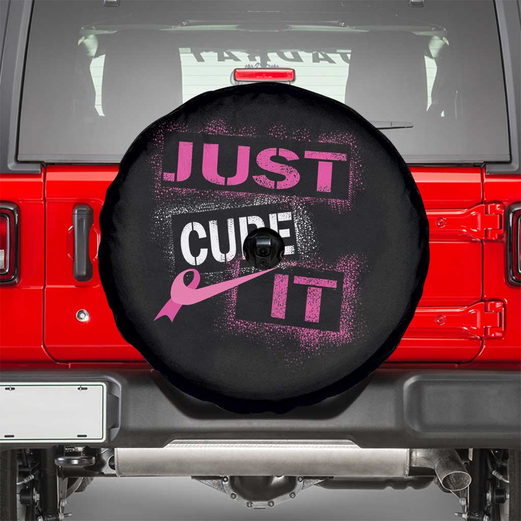 PInk Breast Cancer Spare Tire Cover Just Cure It