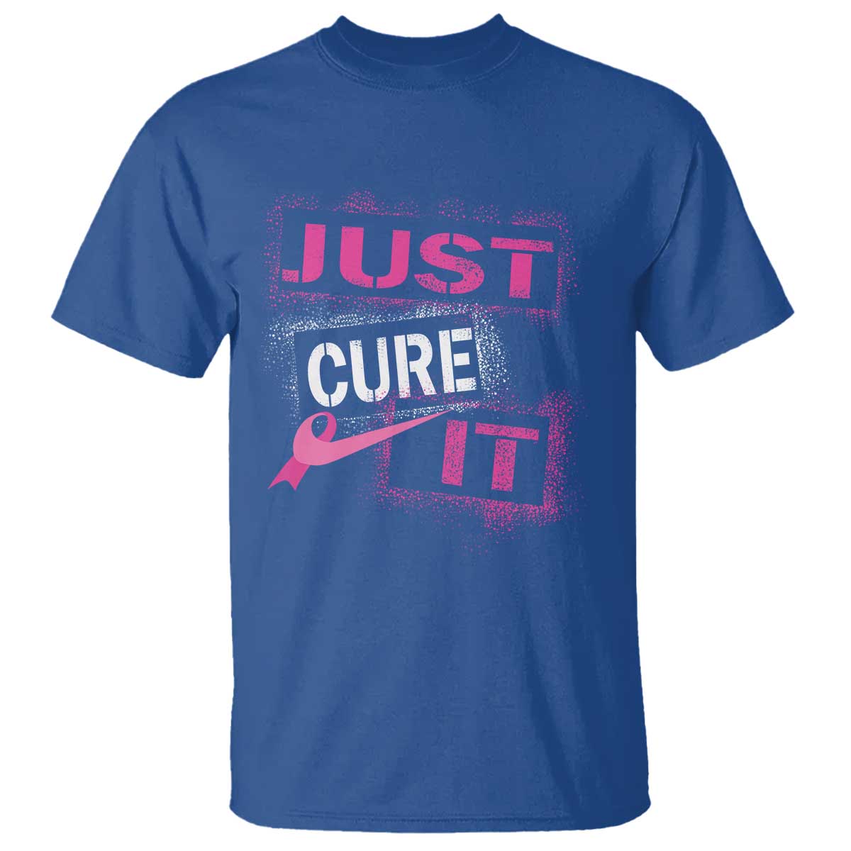 PInk Breast Cancer T Shirt Just Cure It - Wonder Print Shop