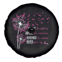 Breast Cancer Support The Fighters Spare Tire Cover Admire The Survivors Remember The Angels