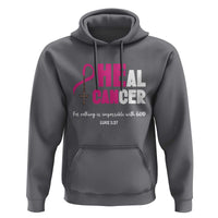 Male Breast Cancer Hoodie He Can Heal Cancer Christian - Wonder Print Shop