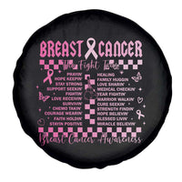 Breast Cancer The Fight Tour Spare Tire Cover