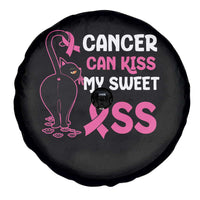 Funny Breast Cancer Spare Tire Cover Cancer Can Kiss My Sweet Ass Cool Cat