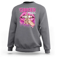 Breast Cancer Sweatshirt Cancer Can Kiss My Sweet Ass - Wonder Print Shop
