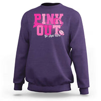 Breast Cancer Sweatshirt Pink Out Go Fight Win American Football - Wonder Print Shop