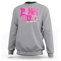 Breast Cancer Sweatshirt Pink Out Go Fight Win American Football - Wonder Print Shop