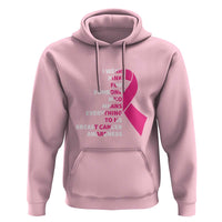 Pink Breast Cancer Hoodie I Wear Pink For Someone Who Means Everything To Me - Wonder Print Shop