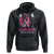 Pink Breast Cancer Halloween Hoodie Boo Scare Away Pink Ribbon Witch - Wonder Print Shop