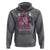 Pink Breast Cancer Halloween Hoodie Boo Scare Away Pink Ribbon Witch - Wonder Print Shop