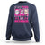 Breast Cancer Halloween Sweatshirt In October We Wear Pink Horror Character - Wonder Print Shop