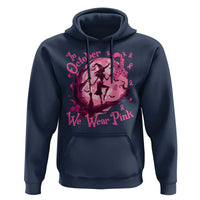 Breast Cancer Halloween Hoodie In October We Wear Pink Witch - Wonder Print Shop