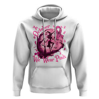 Breast Cancer Halloween Hoodie In October We Wear Pink Witch - Wonder Print Shop