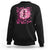 Breast Cancer Halloween Sweatshirt In October We Wear Pink Witch - Wonder Print Shop