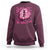 Breast Cancer Halloween Sweatshirt In October We Wear Pink Witch - Wonder Print Shop