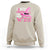 Breast Cancer Halloween Sweatshirt Cancer Picked The Wrong Witch - Wonder Print Shop