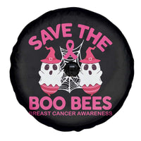 Breast Cancer Halloween Spare Tire Cover Save The Boo Bees