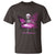 Pink Breast Cancer T Shirt Cute Ballerina Skeleton Ribbon Buterfly - Wonder Print Shop