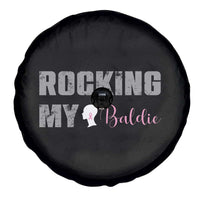 Breast Cancer Chemotherapy Spare Tire Cover Rocking My Baldie Slay Bald Lady