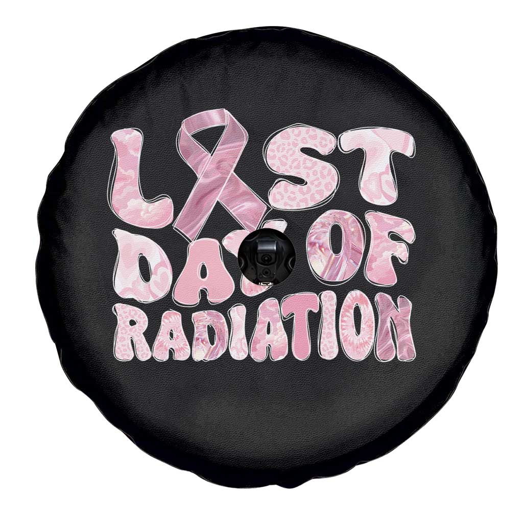 Pink Breast Cancer Chemotherapy Spare Tire Cover Last Day Of Radiation Pink Ribbon