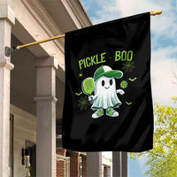 Halloween Pickleball Garden Flag Pickle Boo Cute Ghost - Wonder Print Shop