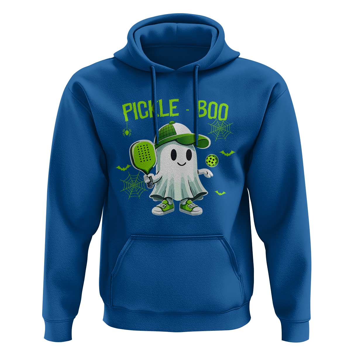 Halloween Pickleball Hoodie Pickle Boo Cute Ghost