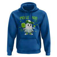 Halloween Pickleball Hoodie Pickle Boo Cute Ghost