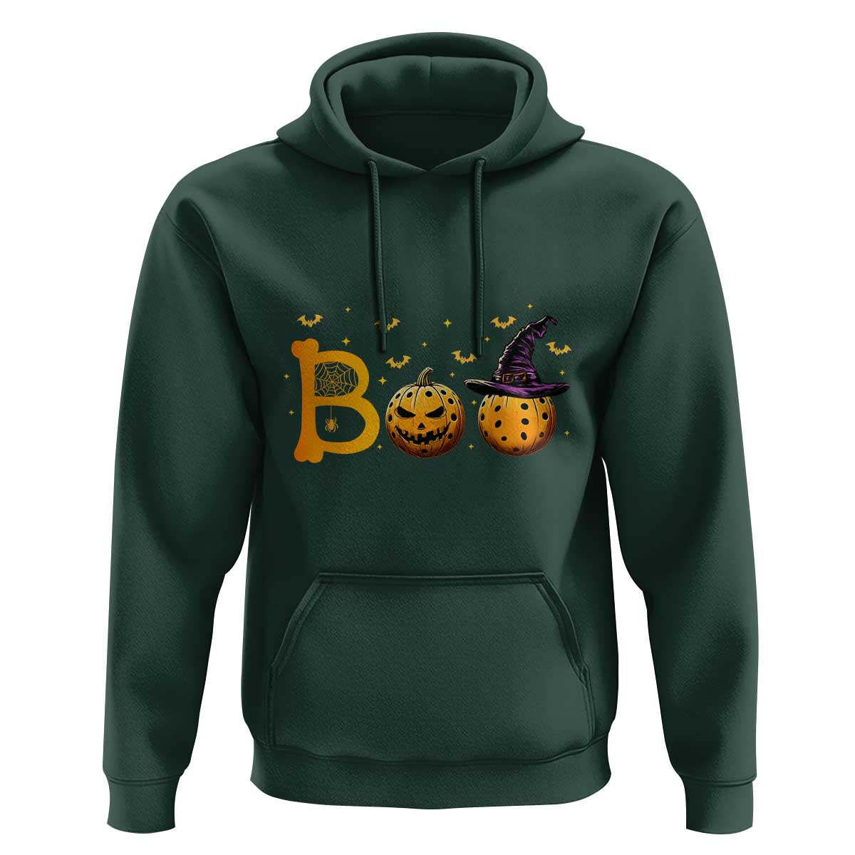 Halloween Pickleball Hoodie Boo Pickle Ball Witch Pumpkin