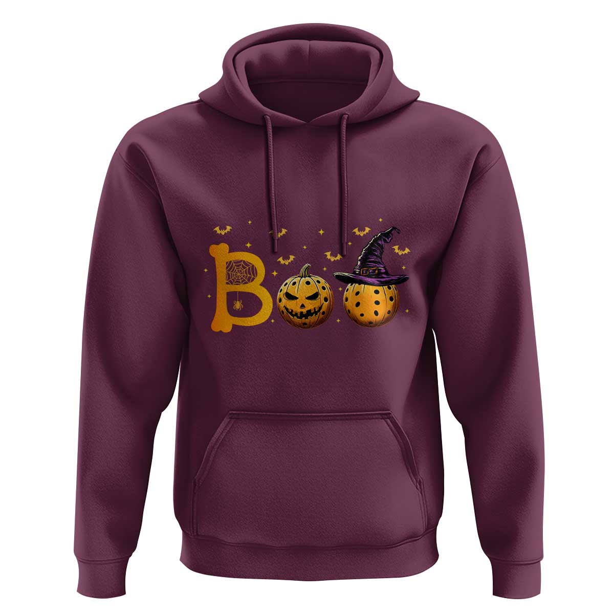 Halloween Pickleball Hoodie Boo Pickle Ball Witch Pumpkin