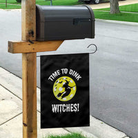 Halloween Pickleball Garden Flag Time To Dink Witches - Wonder Print Shop