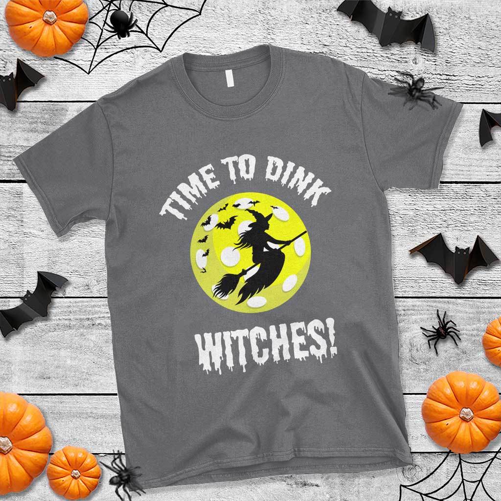 Halloween Pickleball T Shirt Time To Dink Witches - Wonder Print Shop