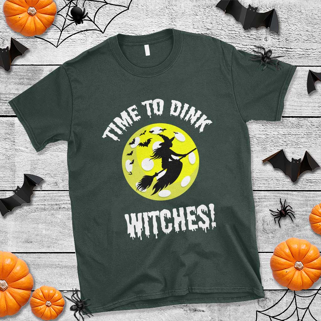 Halloween Pickleball T Shirt Time To Dink Witches - Wonder Print Shop
