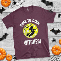 Halloween Pickleball T Shirt Time To Dink Witches - Wonder Print Shop