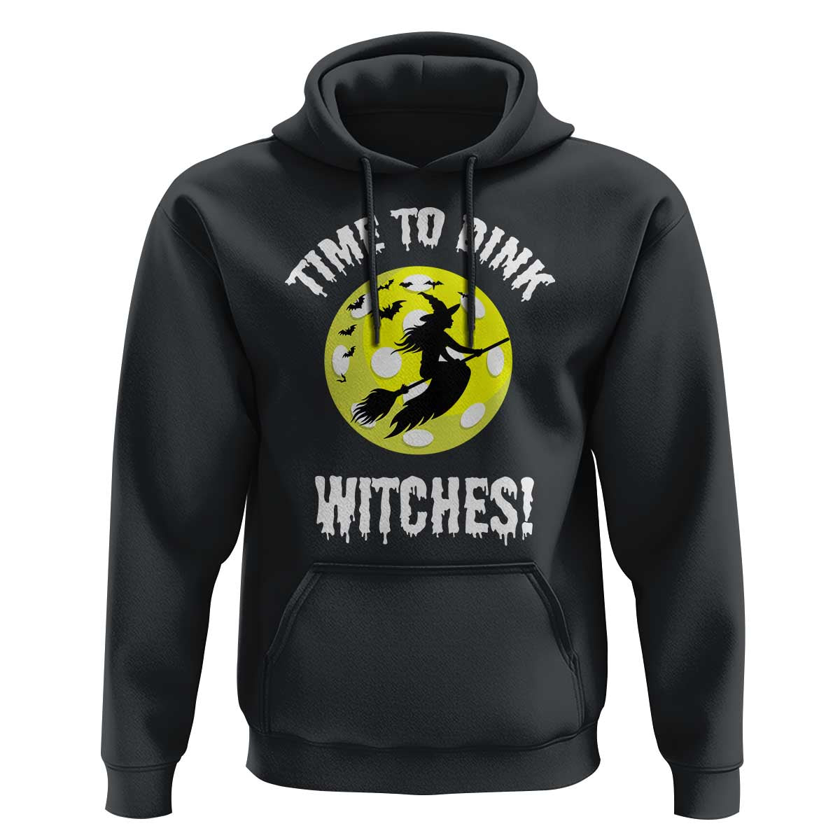 Halloween Pickleball Hoodie Time To Dink Witches