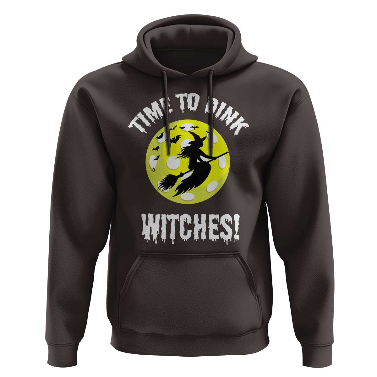 Halloween Pickleball Hoodie Time To Dink Witches