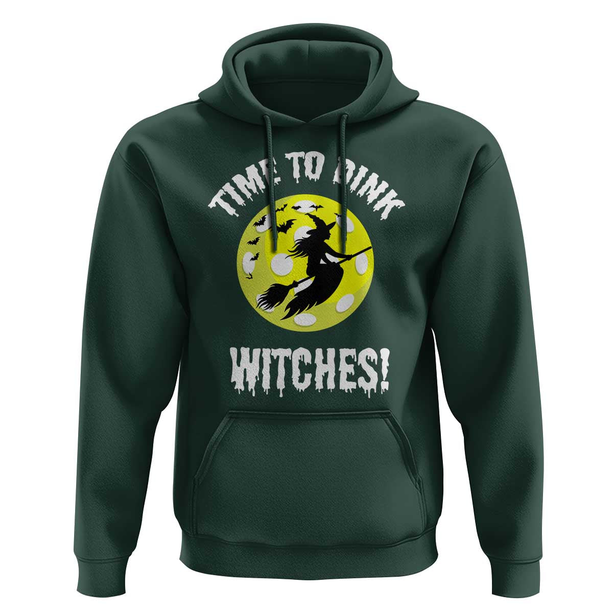 Halloween Pickleball Hoodie Time To Dink Witches