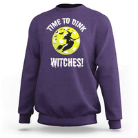 Halloween Pickleball Sweatshirt Time To Dink Witches - Wonder Print Shop