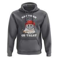 Halloween Hockey Hoodie Hat Trick Or Treat Ghost Player